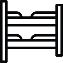 Bed vector icon