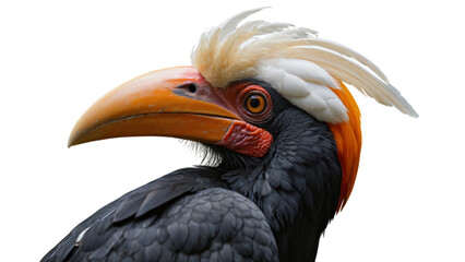 Obraz premium Hornbill on white background