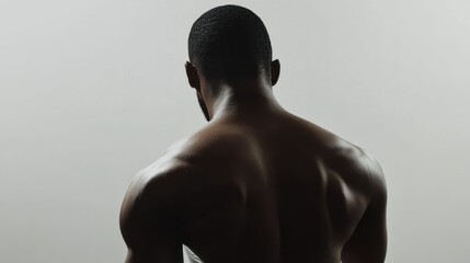 Sports injury from a back strain during weightlifting. Featuring rehabilitation and care