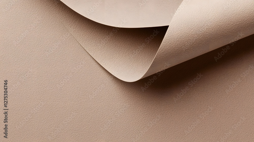 Leinwandbilder Smooth and Warm Mocha Mousse Paper Backdrop with Subtle Undertones Representing the Color Trend of 2025 for Elegant Stylish and Modern Designs
