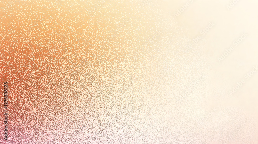 Poster Smooth gradient background with a subtle grainy noise texture in warm neutral tones of orange beige and brown