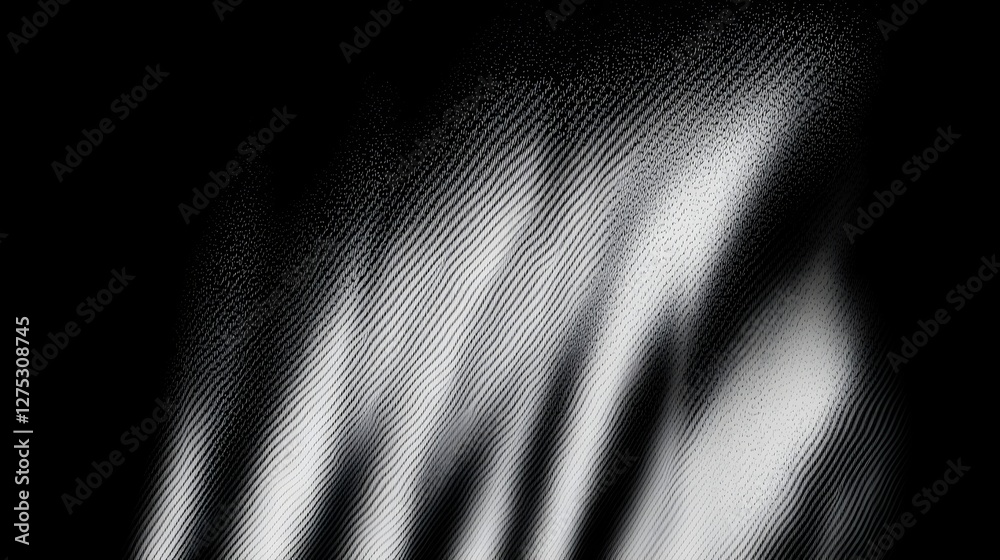 Poster Elegant abstract monochrome background featuring a smooth black gradient with subtle white and gray noise texture creating a stylish and contemporary look ideal for banner headers cover designs