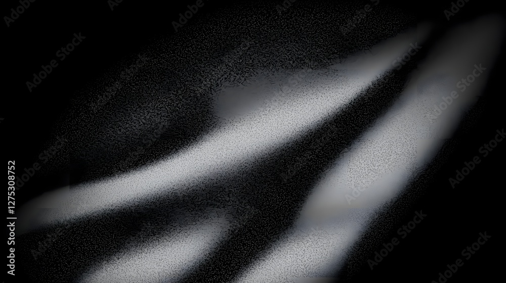 Fototapete Elegant monochrome abstract background featuring a smooth gradient transition and subtle noise texture creating a stylish and modern design element ideal for banner headers cover art