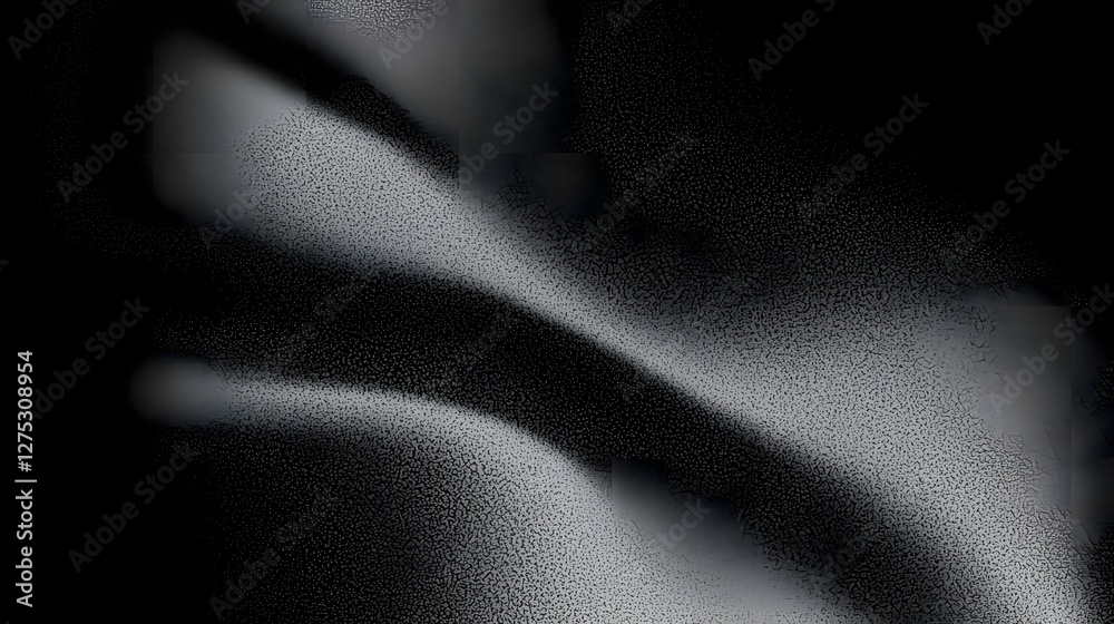 Poster Sleek and modern monochrome abstract gradient texture with subtle dark grainy noise for eye catching banner designs website headers and creative backdrops