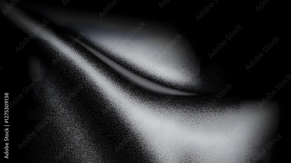 Poster Sophisticated abstract background featuring a dark monochrome gradient with a delicate textured noise overlay  This visually striking contemporary design creates an elegant