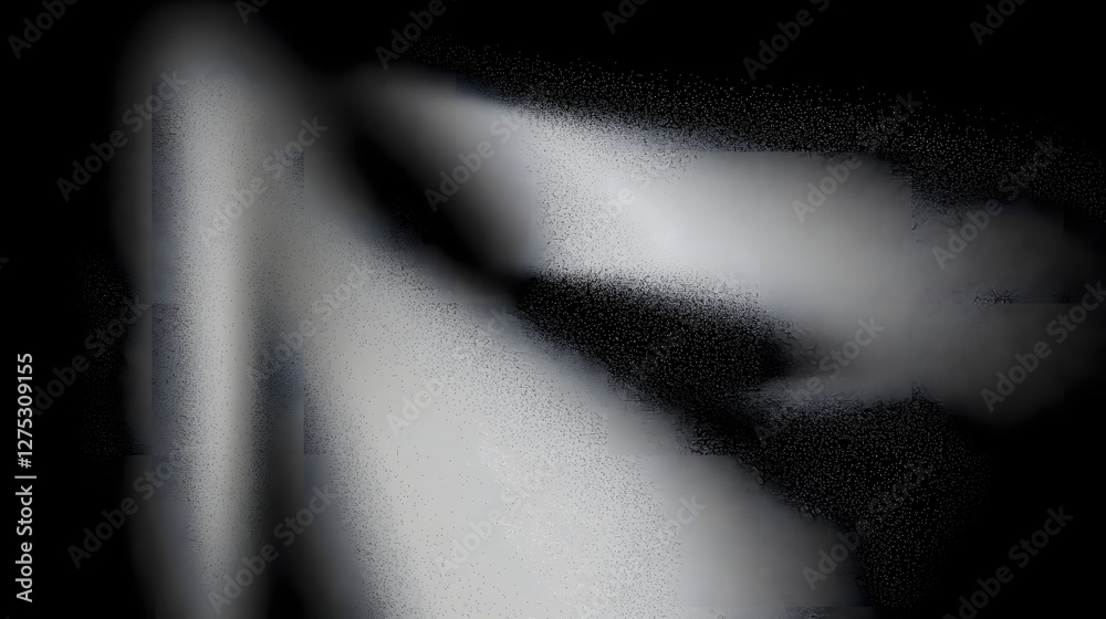 Poster Elegant and Minimalist Black and White Gradient Background with a Delicate Noise Overlay Creating a Sophisticated and Visual Effect Ideal for Digital Artwork Banners Headers