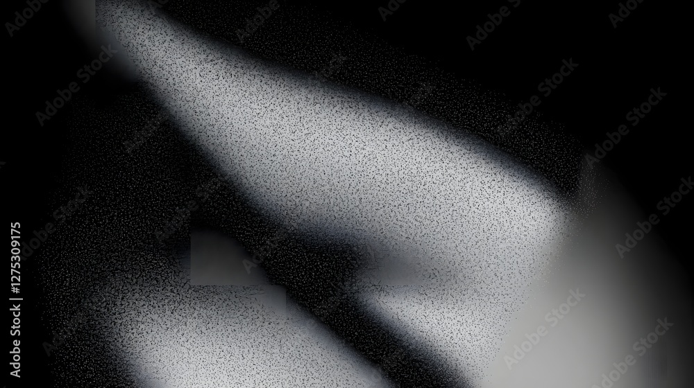 Poster Elegant and Black and White Gradient Background with Delicate Noise Overlay Creating a Sophisticated Visual for Digital Banners Headers and Artwork