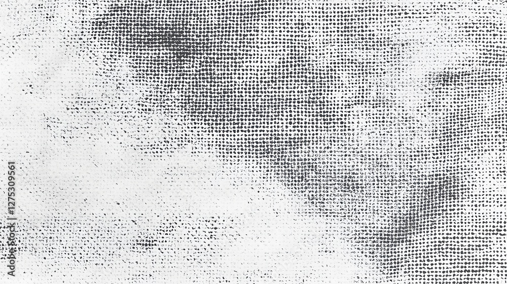 Leinwandbilder retro style grunge halftone scanned paper background with a faded gradient effect and fine sand nois