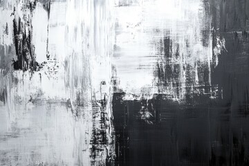 Obraz premium Stunning monochrome grunge backdrop featuring unique distressed texture for artistic design endeavors and contemporary art illustrations