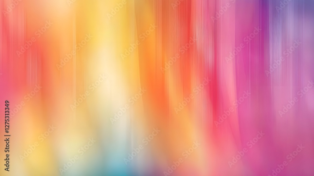Poster elegant and rainbow gradient background featuring rich vibrant colorful hues with a soft blur effect