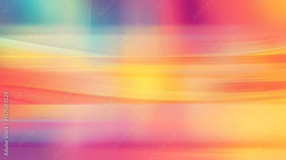 Leinwandbilder radiant and inclusive digital background with vibrant rainbow gradient blur effect for events and ca