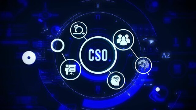 Business, Technology, Internet and network concept. CSO.
