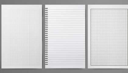 Vintageinspired square and lined paper set against a minimalist, neutral backdrop, ideal for digital art, home decor, or design inspiration.