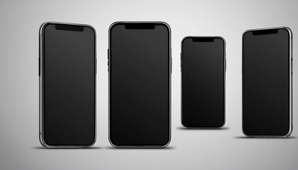 Realistic Smartphone Mockup in Futuristic Urban Environment with Minimalist Design and Sleek Finish at Dusk, Perfect for Digital Art, Home Decor, or Design Inspiration