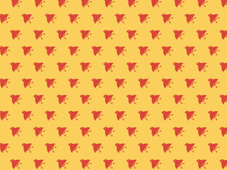 和柄　背景素材　レトロ　千鳥　イラスト　和風