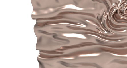 Abstract Satin Fabric Draped Background