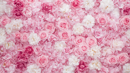 Soft pink roses in soft color and blur style for background