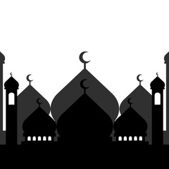 Islamic Mosque Silhouette