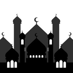Islamic Mosque Silhouette