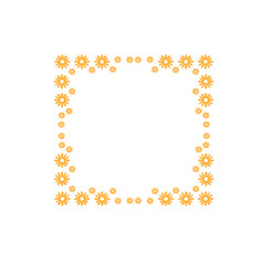 flower frame decoration