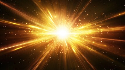 Fototapeta premium A luminous black hole with sparks of energy radiating through deep space, forming a mesmerizing celestial vortex.