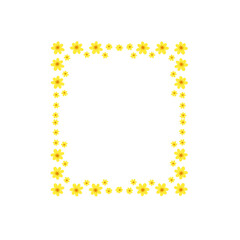 flower frame decoration