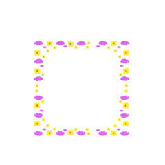 flower frame decoration