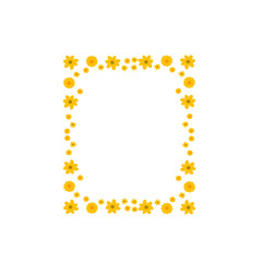 flower frame decoration