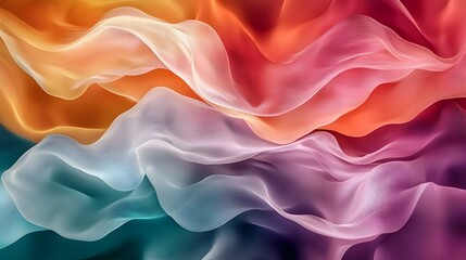 Obraz premium Mesmerizing Cosmic-Inspired Abstract Luminous Fluid Waves in Vibrant Neon Hues