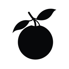 Sapodilla Silhouette Vector Art | Black and White Sapodilla Fruit Design
