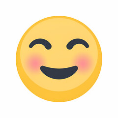 Fototapeta premium Smiling Face with Blush