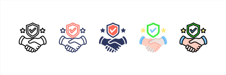 Trust Multistyle Icon Set