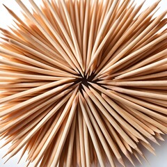 Wooden Skewers Radiating Outward