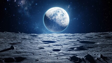 The Moon is an astronomical body that orbits planet Earth, being Earth's only permanent natural satellite