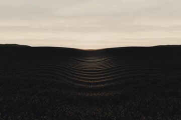 Naklejka premium abstract visual depicting the concept of silence vs noise, chaos and order, space for text.