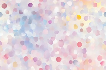 Colorful abstract background with soft pastel dots in a dreamy atmosphere