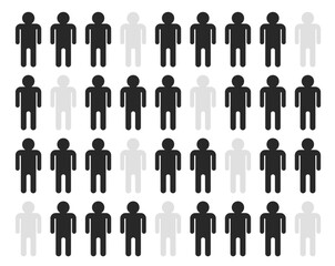 The missing anonymous people illustration