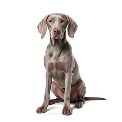Fototapeta premium Weimaraner Puppy Sitting