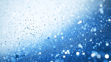 ブルーのパーティクル、キラキラ背景