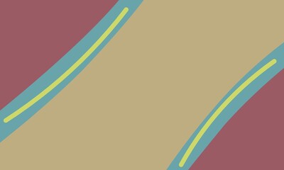 Colorful abstract roadway design for modern decor