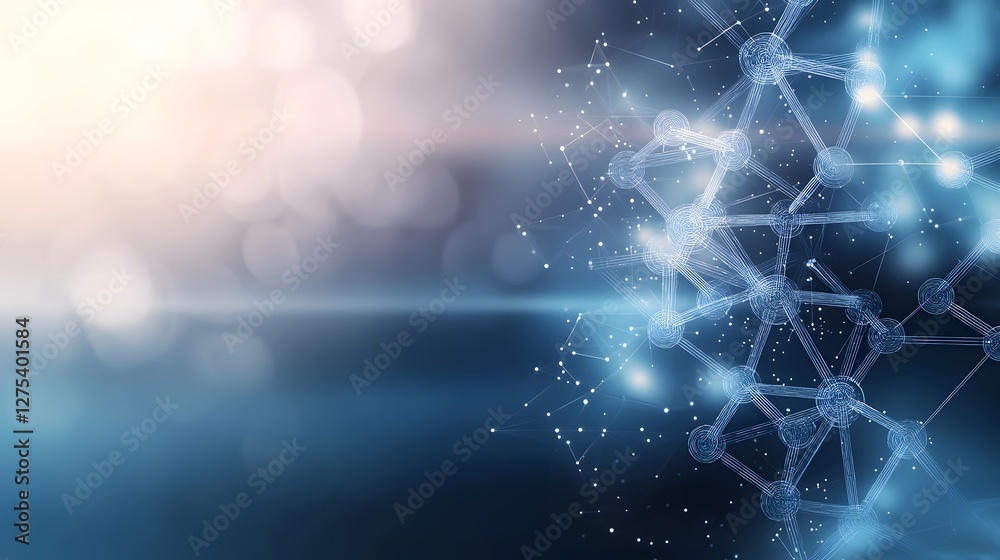 Fototapete soft and elegant abstract medical background with subtle gradient transitioning from white to light 