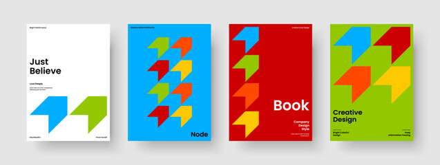 Fototapeta premium Creative Brochure Design. Geometric Poster Layout. Modern Book Cover Template. Background. Flyer. Report. Business Presentation. Banner. Handbill. Portfolio. Pamphlet. Leaflet. Brand Identity