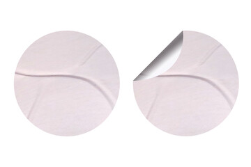 Blank Round Sticker for Mock up Template - 205