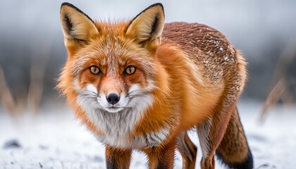 Fototapeta premium Red Fox in Winter
