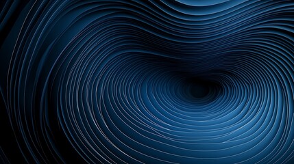 Abstract dark blue layered concentric circles