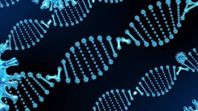 Philippines country map takes center stage with cinematic animation, unveiling virus DNA string within, symbolizing health, research, and and virus commercial video, corporate