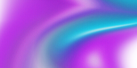 Abstract gradient in purple and turquoise colors with grainy texture on white background. Perfect for banners, posters, headers or cover designs