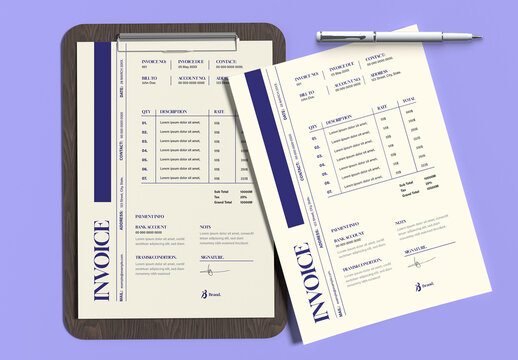 Minimal Invoice Layout