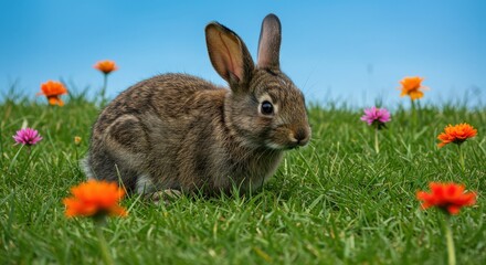 Fototapeta premium Powerful Waterfall in Rugged Gorge