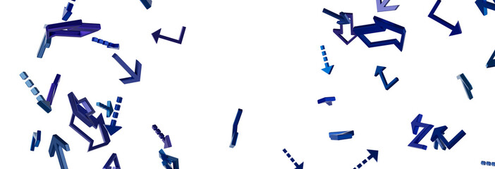 Abstract Blue Arrows Background